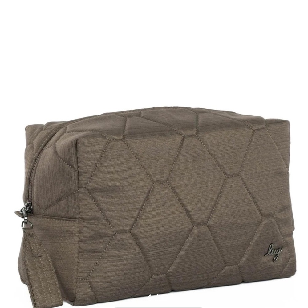 Lug Bumper Cosmetic Bag. Brushed Walnut. NWT - Picture 2 of 11
